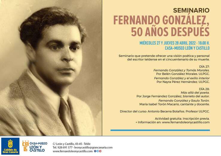 Se celebra los días 27 y 28 de abril con la participación de cuatro estudiosos / TA